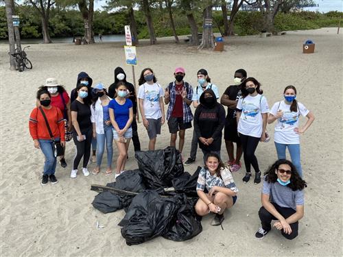 Key Club Beach Clean Up